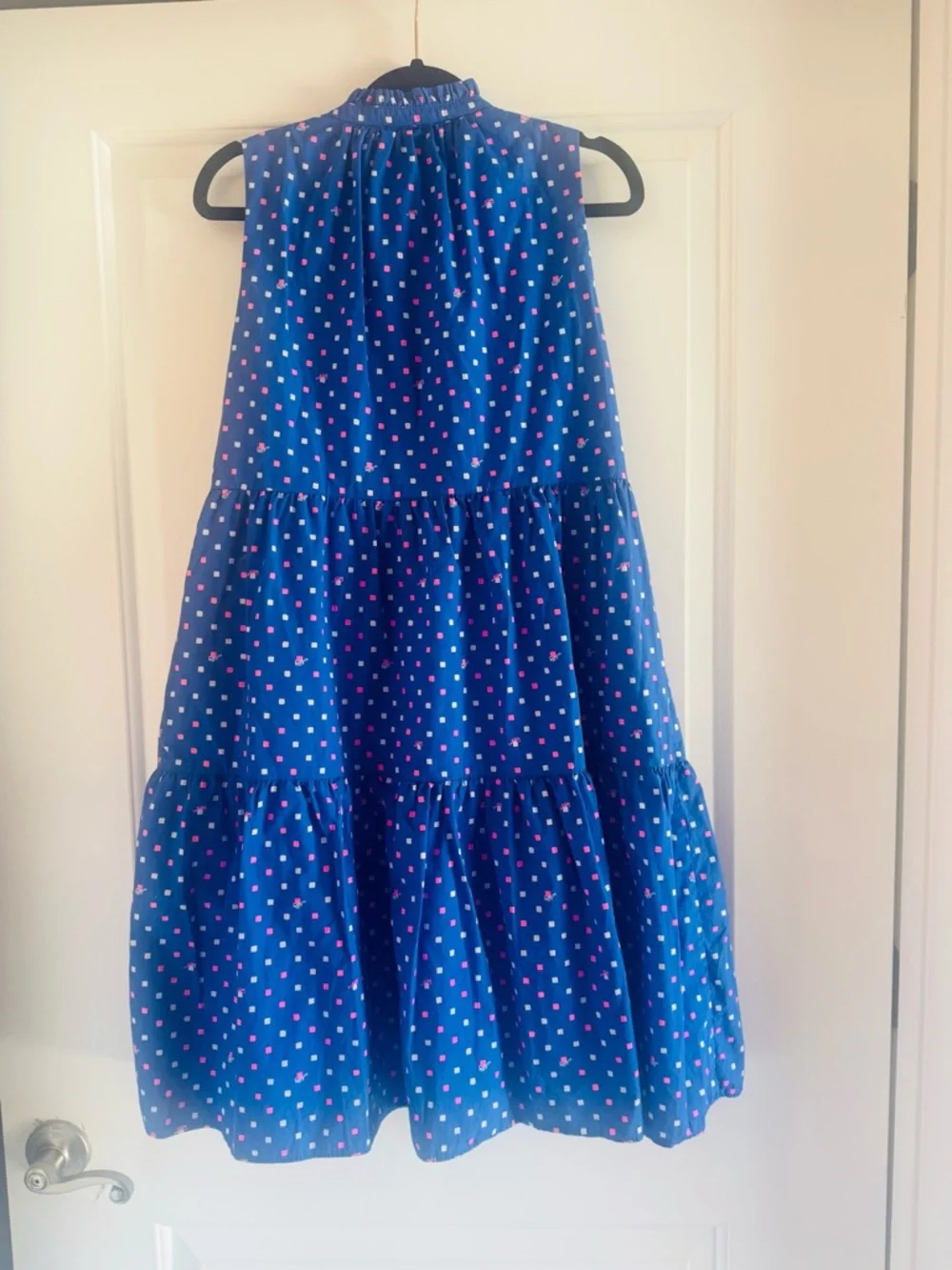 Lilly Pulitzer Novella Swing Dress in Borealis Blue Lilly Squared size medium - Picture 2 of 7